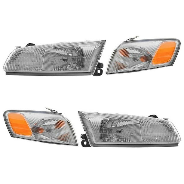 Headlight and Cornering Parking Light Kit 4 Piece Set Compatible with