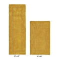 thumbnail image 2 of Better Trends Bathroom Rug 2 Piece Set 100% Cotton Soft Luxury Bath Rug Water Absorbent Reversible Machine Washable Runner Mat for Bathroom, Bathtub, Laundry Room Yellow Lux Collection, 2 of 4