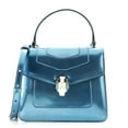 thumbnail image 1 of Pre-Owned Serpenti Forever Square Shoulder Bag Metallic Leather Small By Rebag, 1 of 7