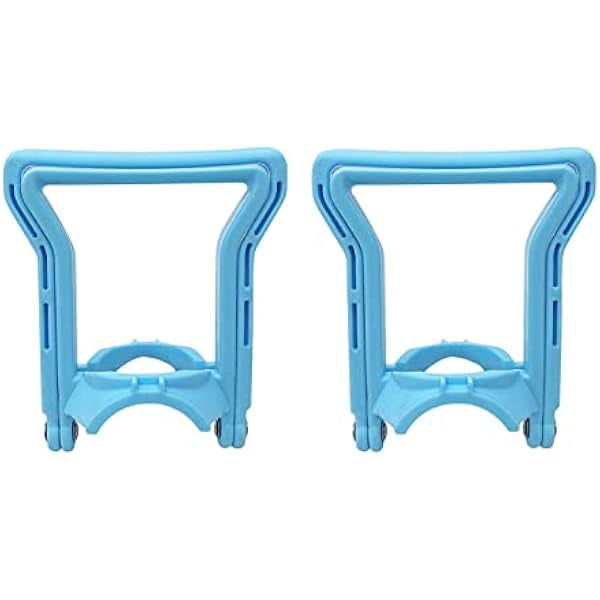 wonima44 Drinking Water Bottle Handle, 2 Pack 5 Gallon Water Bottle Handle with Rubberized Anti-Slip Holder, Fit 5 Gallon Water Bottle Caps,5 Gal Bottle Carrier,Water Bottle Lift with Handle(Blue)