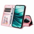 thumbnail image 5 of Funda tipo cartera GANGXUN para Xiaomi Redmi Note 14 Pro 5G , diseño girasol, cuero PU, soporte, cierre magnético, tarjetero, 5 of 5