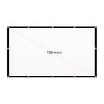 thumbnail image 3 of 100-inch Portable HD Projector Screen 16:9 Projection Screen Foldable Thick Durable for Outdoor Home Theater, 3 of 8