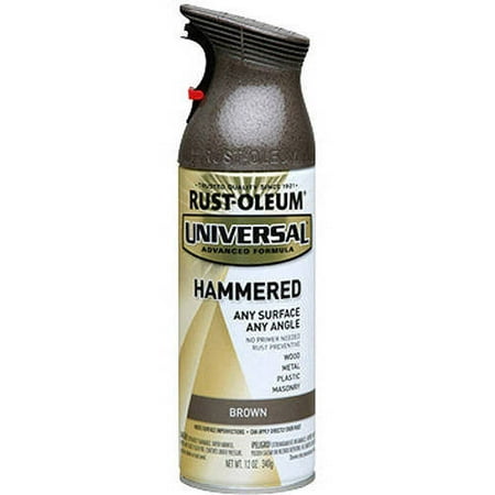 (3 Pack) Rust-Oleum Universal All Surface Hammered Brown Spray Paint and Primer in 1, 12
