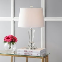 JONATHAN Y Wynne 22" Crystal LED Table Lamp, Clear, JYL5016A