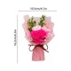 thumbnail image 3 of Ramo de flores artificiales de seda con rosas y claveles,ramo de regalo,arreglo floral artificial para decoración del hogar,flores simuladas,regalo de cumpleaños para mamá., 3 of 6