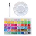 thumbnail image 1 of Kit Pintura Colorido 24/36/48/60 Colores Con Cepillo para Arte, 1 of 9