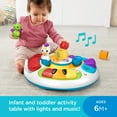 thumbnail image 3 of Fisher-Price Enchanted Friends Learning Table Musical Play Center for Baby, Dragon & Unicorn Toys, 3 of 8