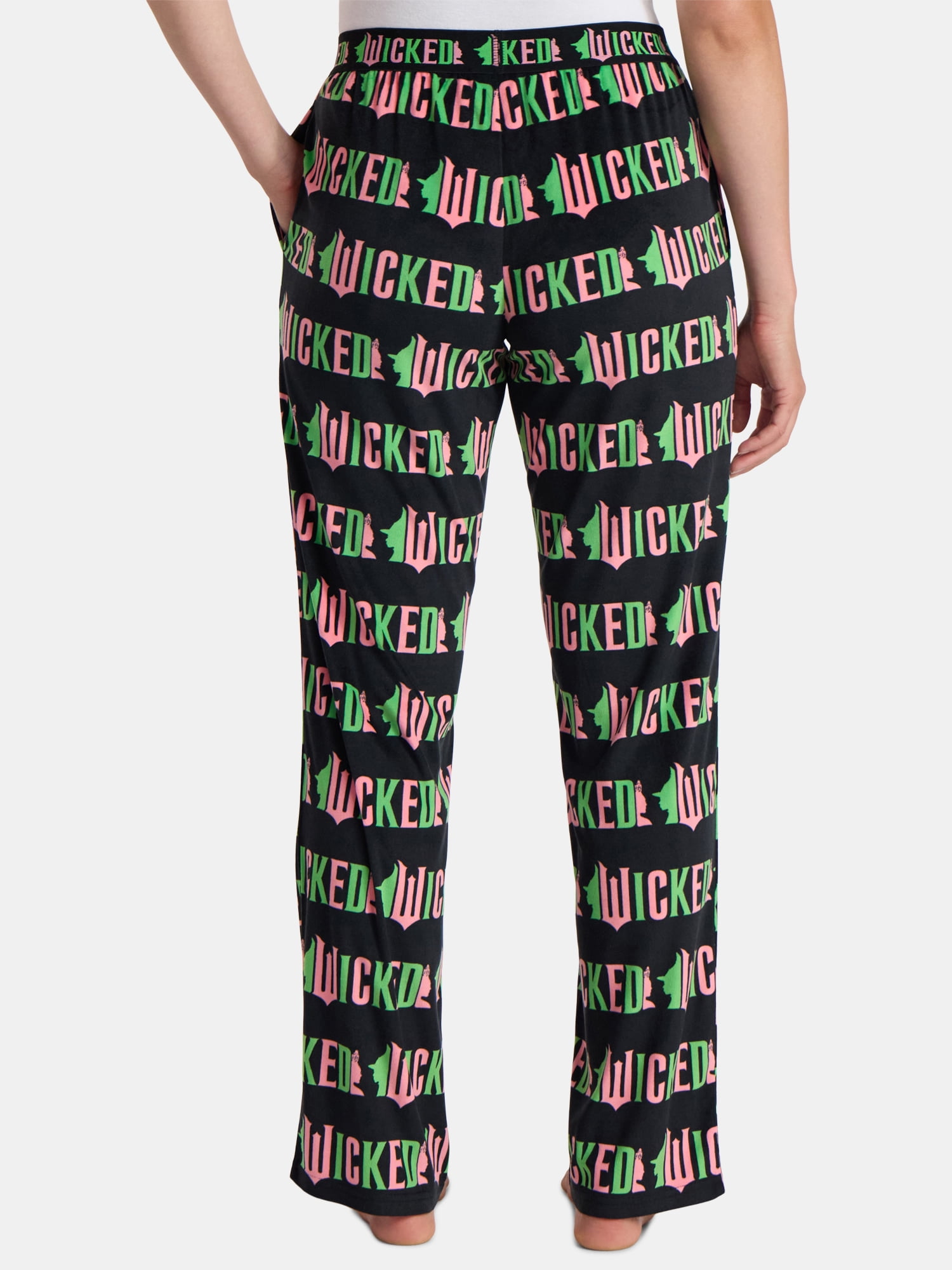Wicked Women's Print Velour Sleep Pants, Sizes XS-3X