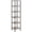 Greige + Black-11.8"L x 11.8"W x 55.7"H, variant on 6-tier Corner Shelf  Square Rack Display Tall Storage Plant Stand Bookcase For Small Spaces Living Room Home Office Kitchen Black Bk55cj01