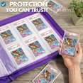 thumbnail image 4 of FunGuys Graded Card Binder, 60 PSA Slab Holder, 6 Pocket Graded Card Storage, PSA Card Graded Display Case Album, Zipper, Collection for Yugioh, MTG, TCG, 4 of 8