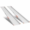 thumbnail image 2 of Ruedamann Rampe pour Fauteuil Roulant en Aluminium de 8 Pi, Supporte jusqu'à 800 Lb, Rampe Réglable pour Fauteuil Roulant, Conception Plus Grand de 11,4 Po L, Convient aux Fauteuils Roulants Manuels, aux Trottinettes Lourdes et aux Fauteuils Roulants Électriques, 2 of 4