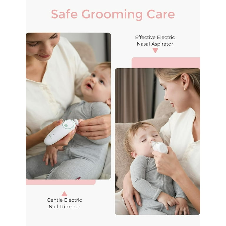 Momcozy, Baby Care Kit, Electric Nail File & Nasal Aspirator, All