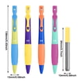 thumbnail image 3 of 2.0Mm Mechanical Pencil with Grip, Handwriting Correction Pencil with Built in Sharpener and Lead Refills, Ergonomic Thick Lead Pencil for Art, and Beginners, Blue-Yellow, 3 of 9