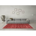 thumbnail image 3 of Ahgly Company Indoor Rectangle Abstract Red Modern Area Rugs, 2' x 4', 3 of 4