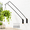 Wall Pole - Adjustable Length - 2 Packs, variant on Heavy Duty Deck Hook Extensible And Adjustable With 2" Non Slip Horizontal Clamp For Hanging Bird Feeder Suet Baskets Wind Chimes
