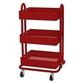 thumbnail image 1 of Ressources pour la Petite Enfance ELR-20701-RD Chariot Roulant Utilitaire à 3 Niveaux&44; Rouge, 1 of 1