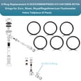 thumbnail image 5 of H-553 Tailpiece O-Ring for Zurn, Sloan, Royal/Regal, American Standard Flushometer Valve Tailpiece，Replacement 5308696 / P6000-C31 / A912809-0070A .（6PCS）, 5 of 6