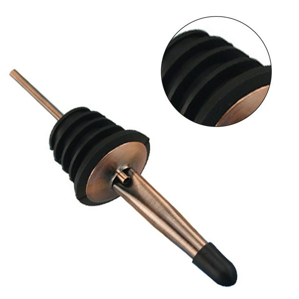 Bearachild De acero inoxidable para whisky, licor, aceite, botella de vino, tapón vertedor, dispensador de boca, herramientas de cocina, accesorios de Bar Barra de herramientas No.06 Bearachild HA001809-06