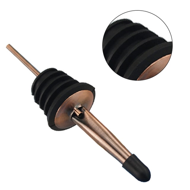 Bearachild De acero inoxidable para whisky, licor, aceite, botella de vino, tapón vertedor, dispensador de boca, herramientas de cocina, accesorios de Bar Barra de herramientas No.06 Bearachild HA001809-06