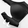 thumbnail image 3 of hoksml Front Closure Sports Bras, Women's Push Up Wireless Bra Padded T Shirt Bras No Underwire Lift Up Add One Cup Bralette 2025 on Clearance, 3 of 5