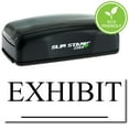 thumbnail image 1 of Large Pre-Inked Exhibit Stamp with Black Ink, 1 of 4