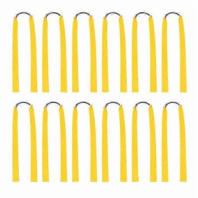 12Pcs Rubber Bands for Catapult Widened Flat Catapult Bands Elastics for Hunting