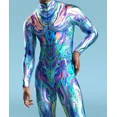 thumbnail image 3 of Mono de dibujo de colores para Hombre y mujer, traje Zentai, disfraz Steampunk, Halloween, fiesta de Carnaval, 3 of 5