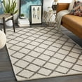 thumbnail image 5 of BoutiqueRugs Lysite Contemporary Area Rug - Cream, Dark Red - 10' x 14', 5 of 9