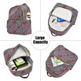 thumbnail image 5 of FORMRS Mini Backpack Purse for Women Quilted Travel Daypack Casual Shoulder Bag, Colorful Mandala Pattern, 5 of 7