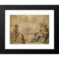 thumbnail image 2 of Thomas Rowlandson 14x11 Black Modern Framed Museum Art Print Titled - The Tea Party, 2 of 5