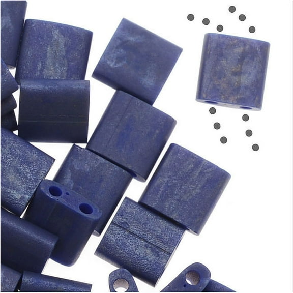 Matte Cobalt Miyuki Tila Seed Beads - Full Cut TL2075-TB