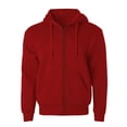 thumbnail image 3 of Womens Essentials Heavyweight Zip Up Hoodie Jacket Loose Fit, 3 of 7