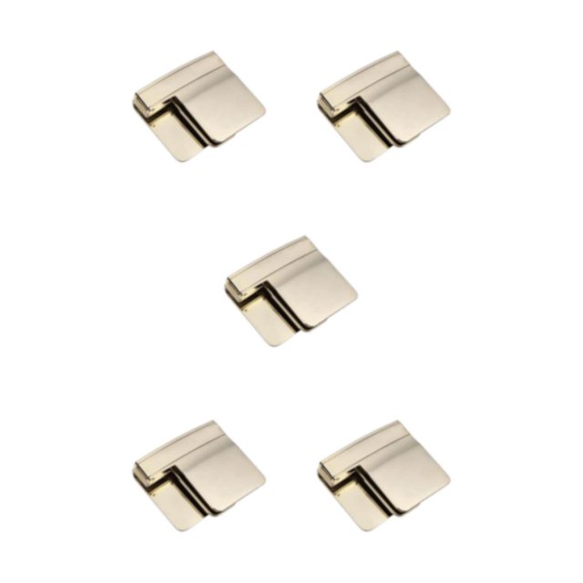 Maytalsory Foldable Belt Clip Comfortable And Convenient Suitable For Everyone Multifunctional And Foldable Zinc Alloy Belt Buckle gold 5Set