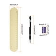 thumbnail image 2 of Uxcell Silicone Memo Wrist Band 9.37"x1.8" Wearable Slap Bracelets Line Wristbands with Pen and Eraser, Yellow, 2 of 6