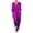 Purple, variant on ZenCart 2 Pcs/Set Women Top Pants Suit V Neck Long Sleeves Cross Blouse High Waist Pleated Wide Leg Trousers Formal Commuting Outfit for Spring Summer