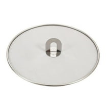 Oimcto Less than $5 Stainless Steel Oil Cover 29Cm,Stainless Steel Splatter Screen Mesh Pan Pot Lid Cover Oil Resist Splash Guard Frying Cooking Tool Practical Kitchen Accessory