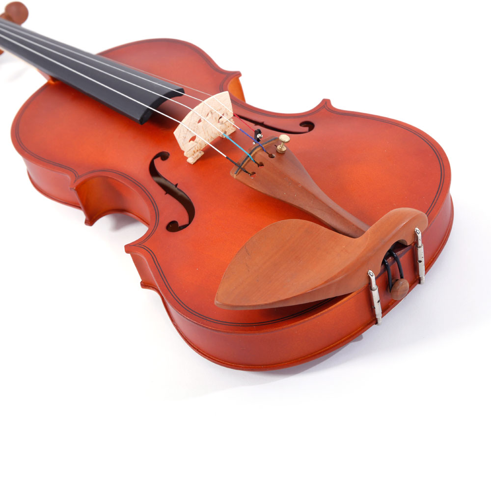 Full Size 4/4 Acoustic Matt Violin Kit With Tuner,Shoulder Rest ,Case,Bow ,Rosin,Extra Strings
