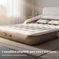 thumbnail image 3 of Abbraccia Colchón inflable, bomba automática integrada, sofá cama doble, portátil para camping, soporte hexagonal, 3 of 6
