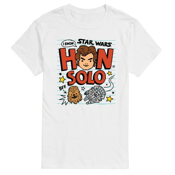 Star Wars - Han Solo Doodle - Men's Short Sleeve Tee