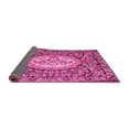 thumbnail image 2 of Ahgly Company Indoor Rectangle Medallion Pink French Area Rugs, 2' x 4', 2 of 4
