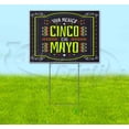thumbnail image 1 of Cinco De Mayo (18" x 24") Yard Sign, Includes Metal Step Stake, 1 of 6