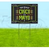 Cinco De Mayo (18" x 24") Yard Sign, Includes Metal Step Stake