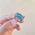 thumbnail image 7 of HOOUN Boho Vintage Women 925 Silver Cubic Zircon Rings Wedding Ring Jewelry Size 6-10-8-Style 2, 7 of 7