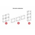 thumbnail image 4 of PlayWood Connector Tool-Free Modular Pop-Up 3-Cube Storage Kit w/Plywood (White), 4 of 4