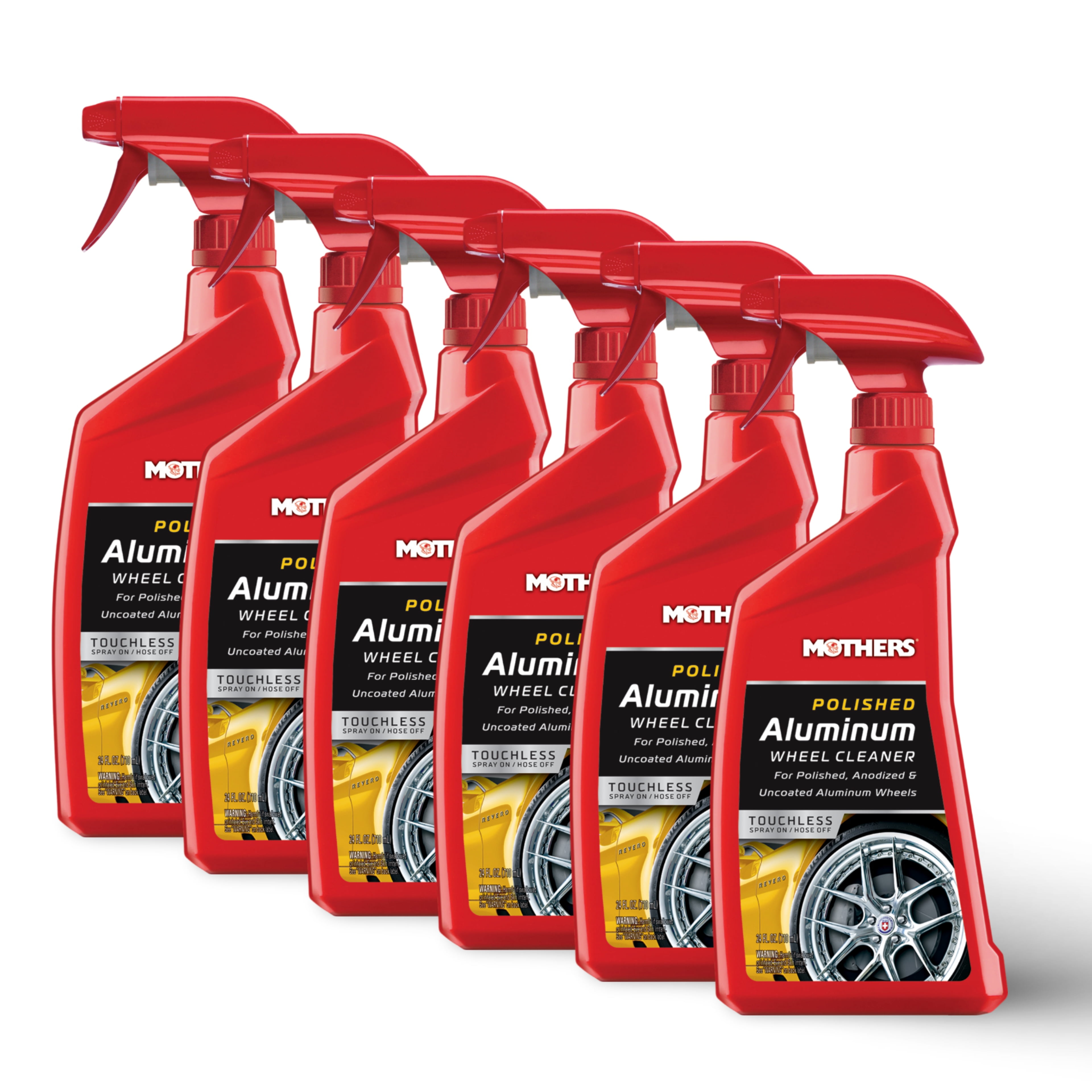 MOTHERS 05222 California Gold 6 PACK - All Chrome - Quick Polish