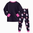thumbnail image 5 of TOWED22 Toddler Boys Girls Pajamas Truck Cotton Kids Graphic 2 Piece Planets Pjs Sleepwear Clothes Sets Fall Winter 3 6 9 12 18 24 Months 2 3 4 5 6 7 8 9 Years(Hot Pink,4-5 Y), 5 of 8
