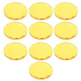 thumbnail image 1 of 10 Uds. Soporte para paleta de pegamento adhesivo para pestañas de vidrio redondo para injerto de extensión de pestañas amarillo, 1 of 8