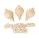 thumbnail image 3 of 3x Classic Wooden Trompos DIY Tops for Kids Children Party Supplies, 3 of 5