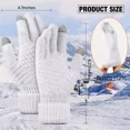 thumbnail image 4 of 4 Guantes De Invierno De Lana Tejido Touch Tablet Celular, 4 of 8