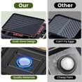 thumbnail image 4 of Estufa de camping OGERY plegable de 2 quemadores con plancha y bolsa, 4 of 9